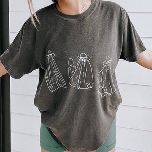 Comfort Colors Cowboy Ghost T Shirt